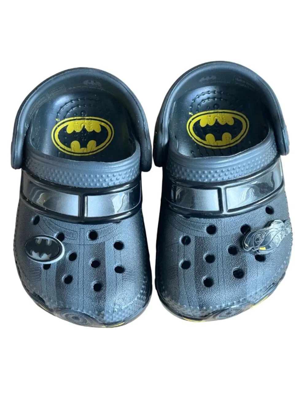 Entire Closet $5! Crocs Batman Batmobile Clogs Black Toddler Size 5
